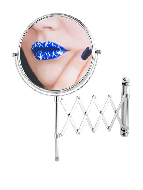 

Rozia Unisex Silver-Toned Magnification Shaving Mirror