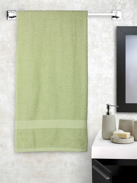 

Raymond Home Unisex Olive Green Solid 380 GSM Bath Towel