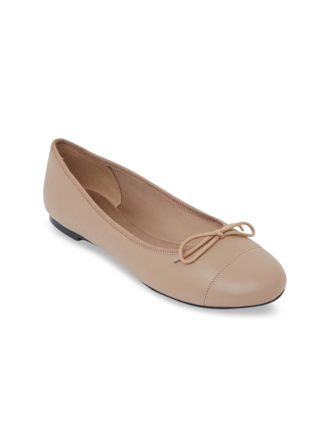 

CHARLES & KEITH Women Beige Solid Ballerinas