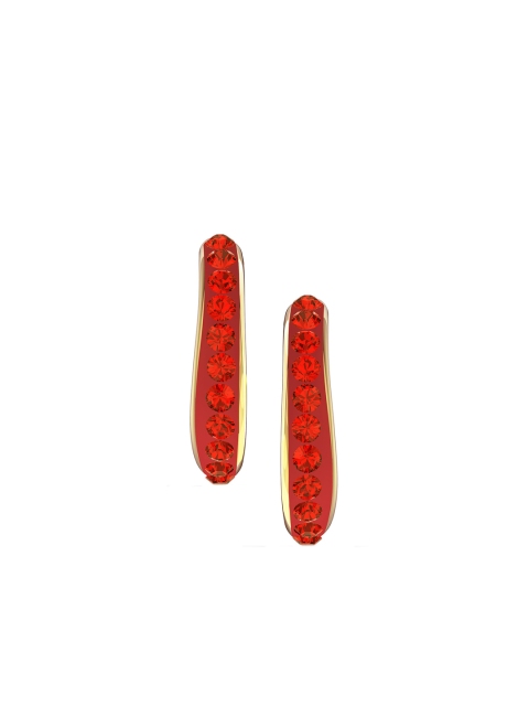 

SWAROVSKI The Elements Mini Hoop Earrings, Red
