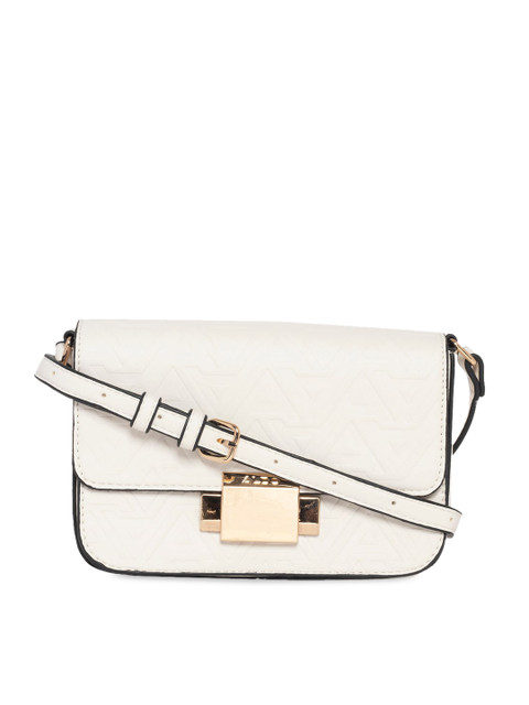 

ALDO White Textured Sling Bag