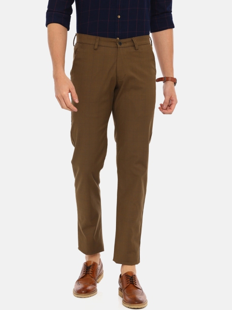 

Classic Polo Men Brown Slim Fit Solid Trousers