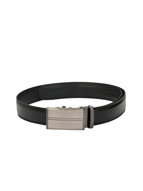 

Pacific Gold Men Black Genuine Leather Belt