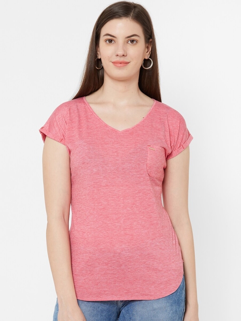Juliet Women Pink Solid Top