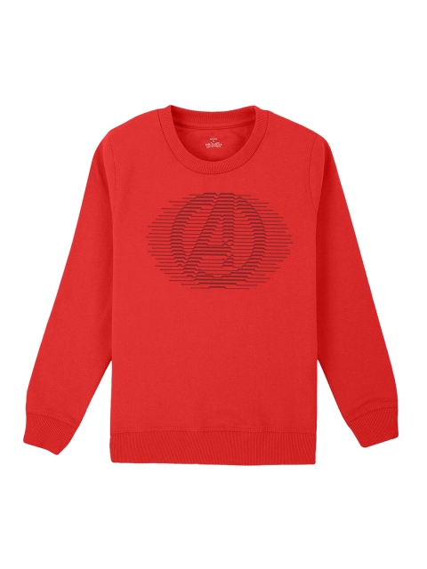 

Kids Ville Boys Red Avengers Printed Sweatshirt