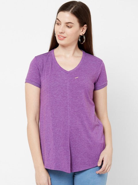 

Juliet Women Purple Solid Top