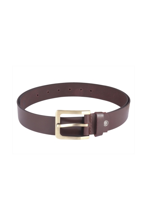 

Billion Men Brown Solid Leather Belt