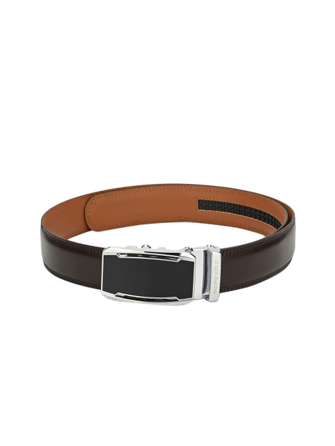 

Pacific Gold Men Brown Solid Genuine Leather Belt