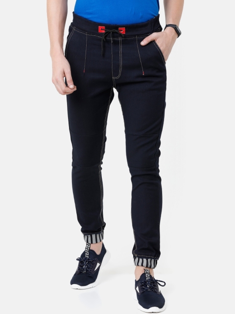 

CINOCCI Men Blue Slim Fit Mid-Rise Clean Look Jeans