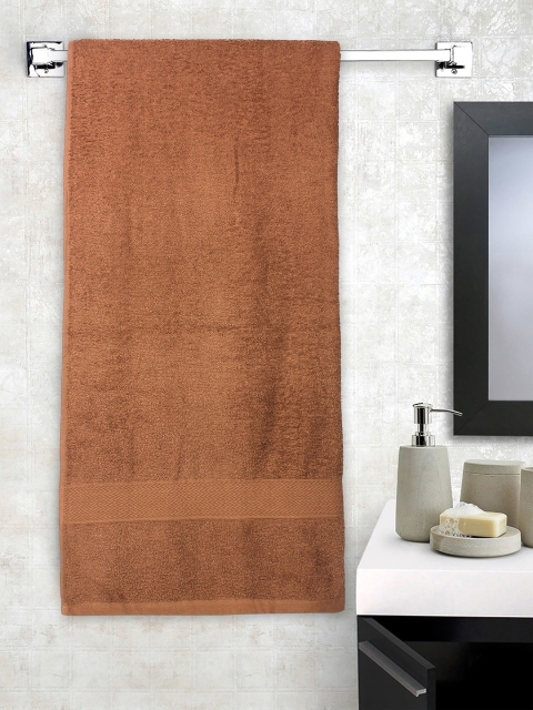 

Raymond Home Unisex Brown Solid 380 GSM Bath Towel