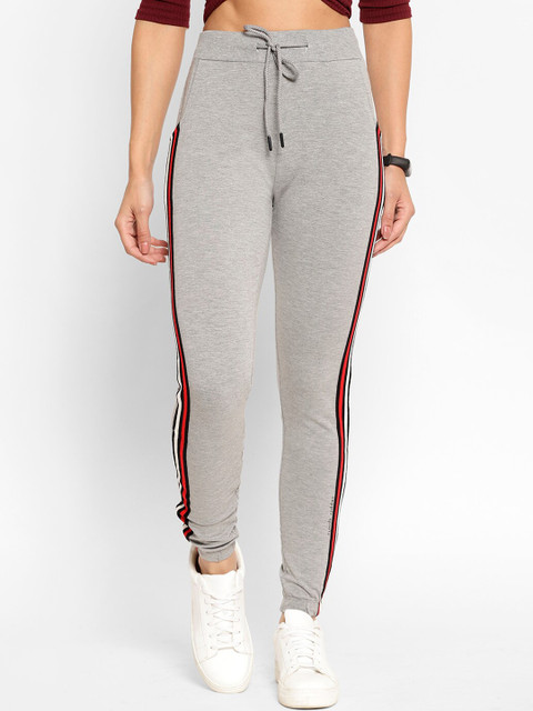 

SAPPER Women Grey Solid Slim-Fit Joggers