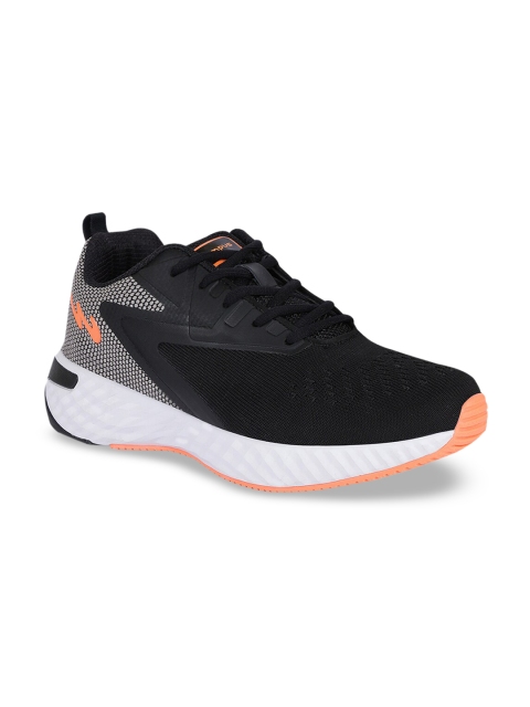 

Campus Men Black Mesh Running Shoes