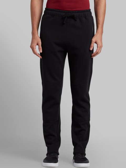 

Parx Men Black Solid Track Pants