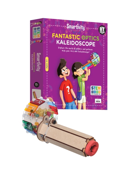 

Smartivity By ToysRus Kids Multicoloured DIY Fantastic Optics Kaleidoscope, Multi