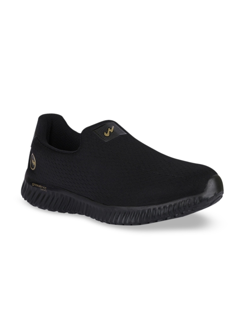

Campus Men Black Mesh Running Shoes