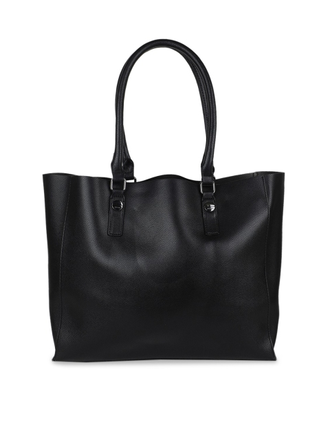 

ALDO Black Solid Tote Bag