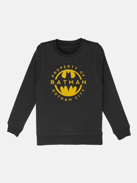 

Kids Ville Boys Black Batman Printed Sweatshirt