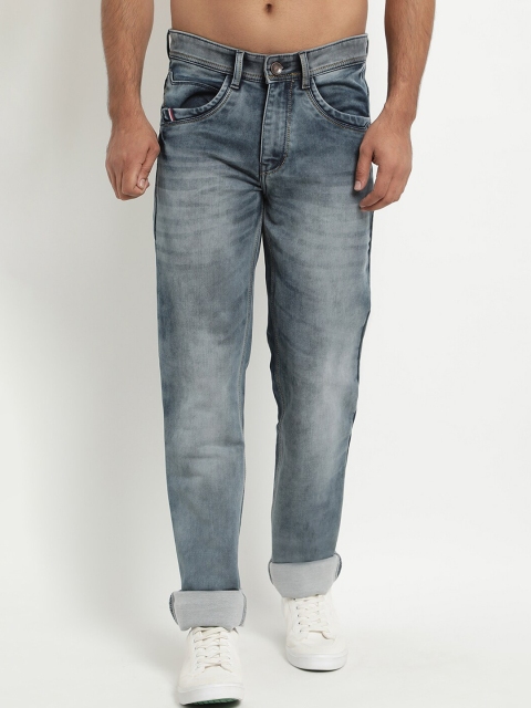

COBB Men Grey Slim Fit Mid-Rise Clean Look Jeans