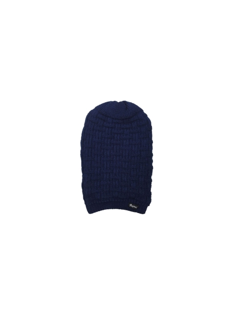 

Gajraj Adult Navy Blue Solid Beanie