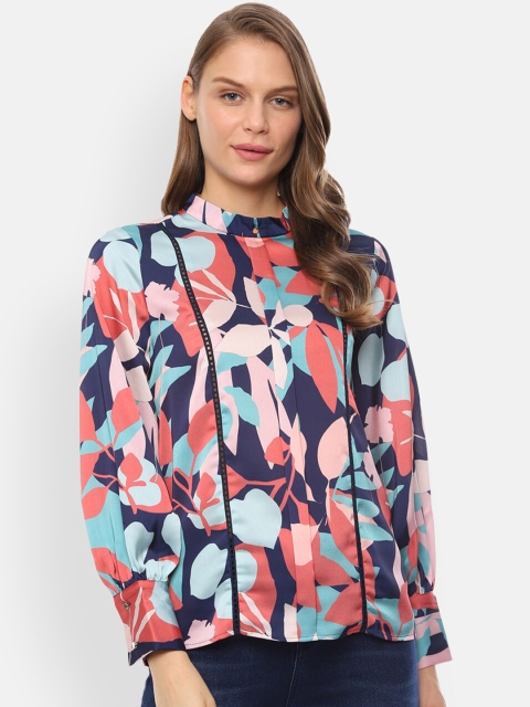 

Van Heusen Woman Women Blue Printed Top