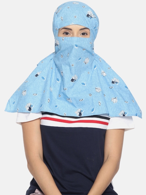 

Bene Kleed Women Blue Printed Scarf