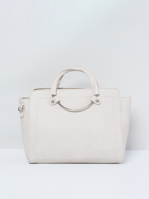 

max Off-White Solid Handheld Bag