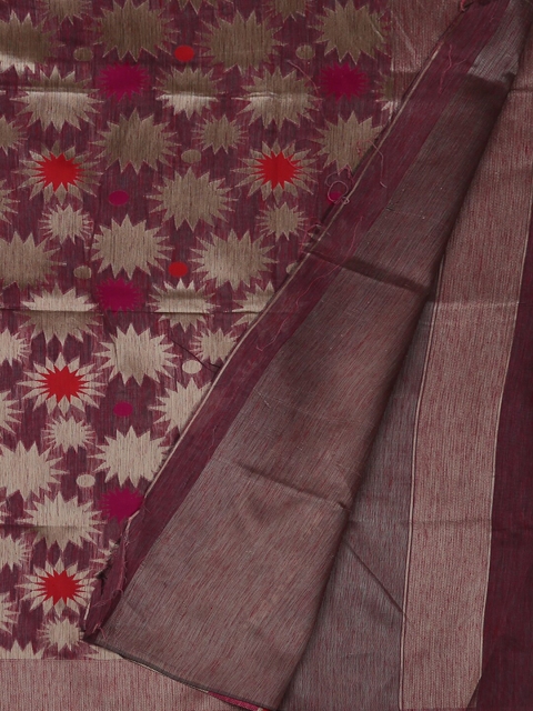 

Pothys Purple & Red Art Silk Woven Design Saree