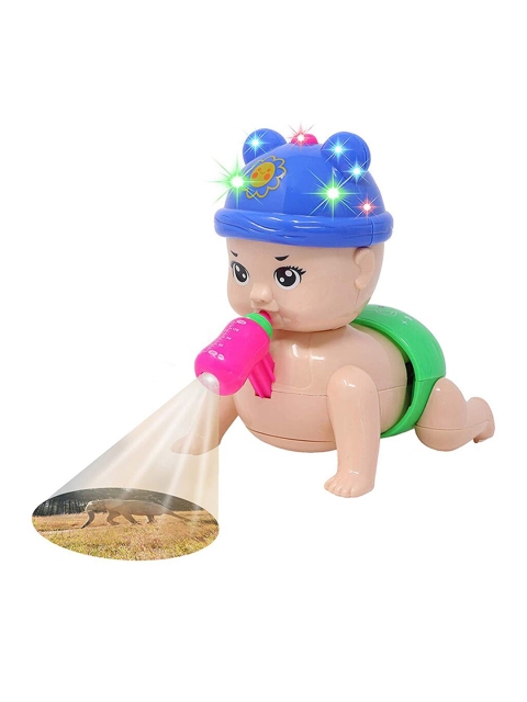 

Wembley Toys Multicoloured Super Cute Crawling Baby Toy, Multi