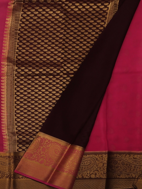 

Pothys Pink Woven Design Pure Silk Saree