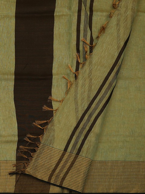 

Pothys Green Embroidered Tissue Saree