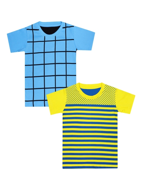 

Luke & Lilly Boys Pack Of 2 Round Neck T-shirts, Yellow