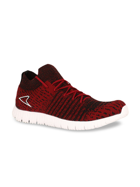 

Power Men Red Mesh Running Shoes