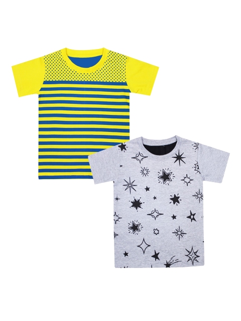 

Luke & Lilly Boys Pack Of 2 Round Neck T-shirts, Yellow