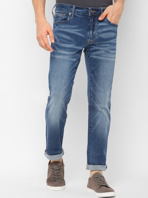 

AMERICAN EAGLE OUTFITTERS Men Blue Slim Fit Mid-Rise Clean Look Stretchable Jeans