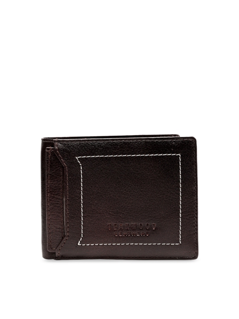 

Teakwood Leathers Men Brown Solid Two Fold Wallet