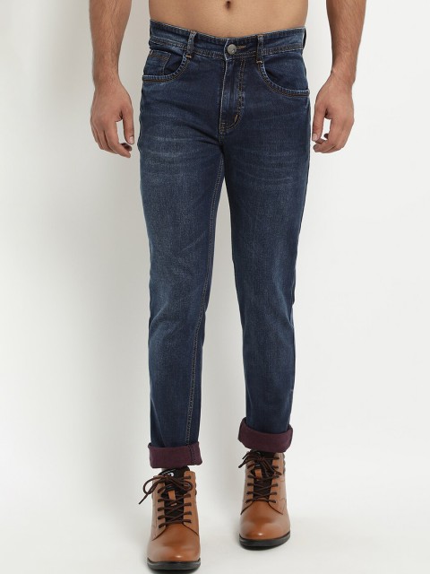 

COBB Men Blue Slim Fit Mid-Rise Clean Look Jeans