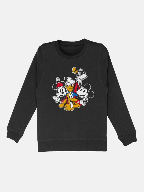 

Kids Ville Boys Black Printed Sweatshirt