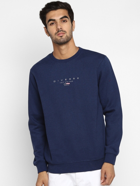 

Octave Men Blue Printed Sweatshirt