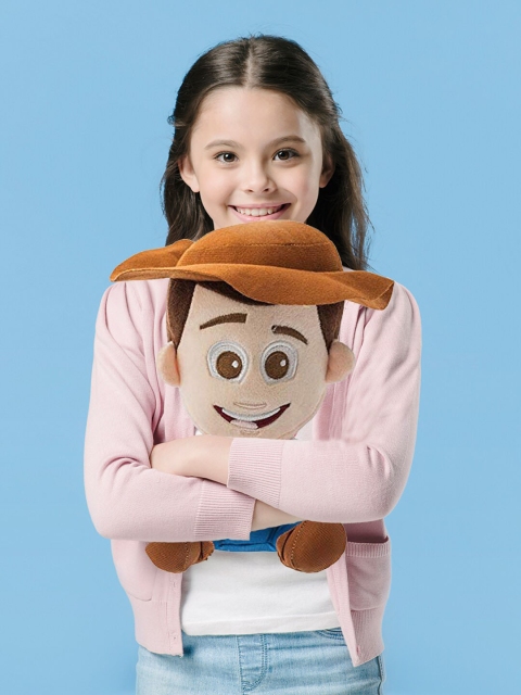 

Dimpy Stuff Kids Beige & Brown Cartoon Character Woody Stuffed Soft Plush Toy