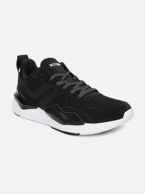 

Xtep Men Black Solid Sneakers
