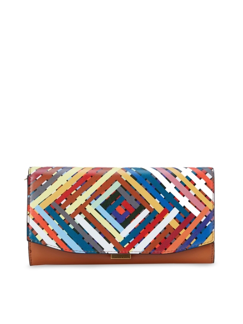 

CHARLES & KEITH Women Multicoloured Printed Two Fold Wallet, Multi