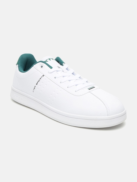 

Xtep Men White & Green Sneakers