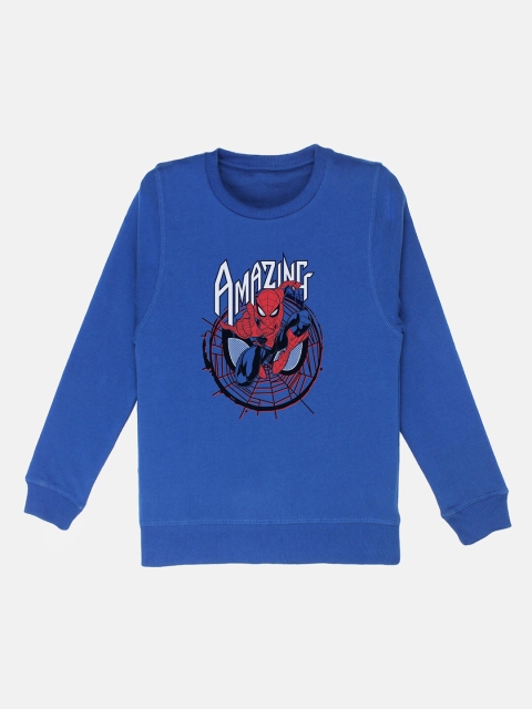 

Kids Ville Boys Blue & Red Spiderman Printed Sweatshirt