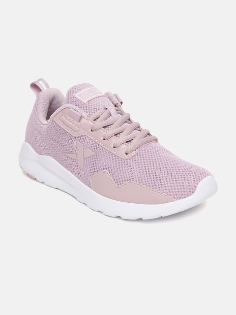 

Xtep Women Pink Woven Design Sneakers
