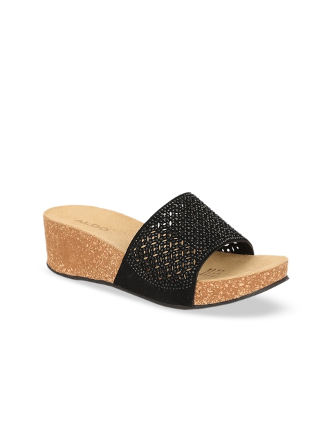 

ALDO Women Black Solid Wedges