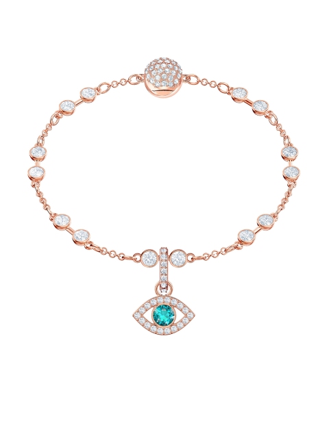 

SWAROVSKI Rose-Gold Plated Remix Collection Evil Eye Charm