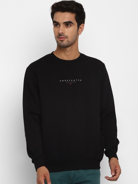 

Octave Men Black & White Printed Sweatshirt