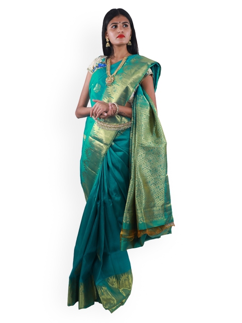 

APCO Green Pure Silk Woven Design Dharmavaram Sustainable Saree