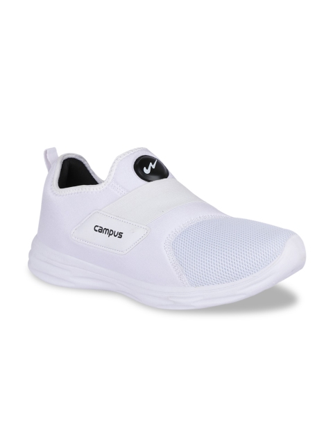 

Campus Men White Mesh Running Shoes
