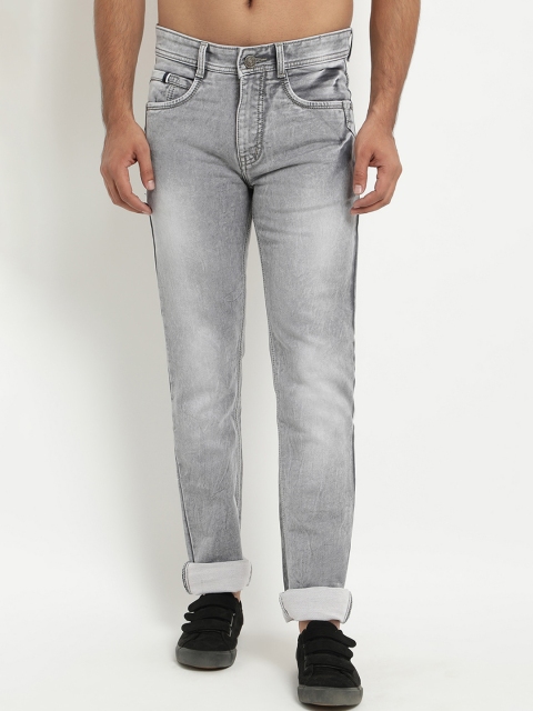 

COBB Men Grey Slim Fit Mid-Rise Clean Look Jeans